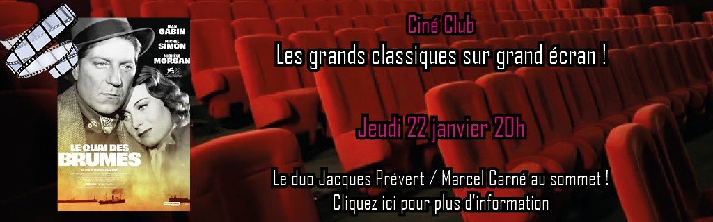 actualité Ciné Club