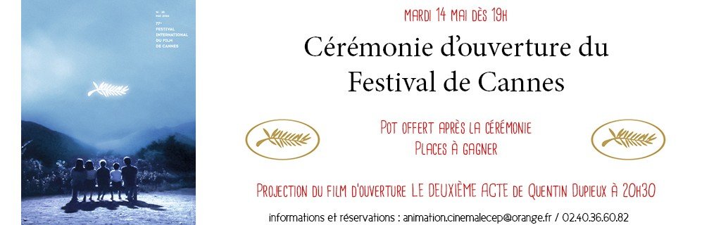 actualité Cérémonie d'ouverture Cannes 2024